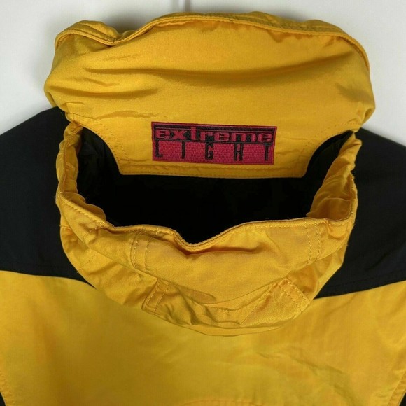 The North Face Jacket Women 8 Ski Snowboar Yellow Black Extreme Light Hooded VTG - Picture 5 of 12